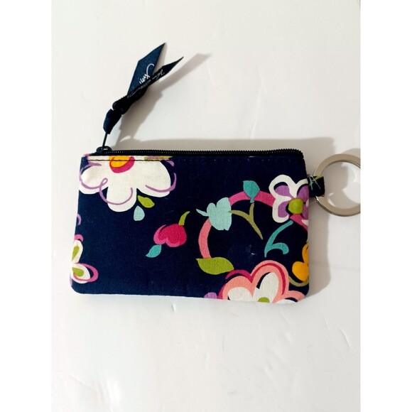 Vera Bradley Hipster crossbody With Free ID Coin Purse Key Chain Pink Diamond - Picture 11 of 12